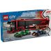 Lego City Ciężarówka z bolidami RB20 i AMR24 F1 60445